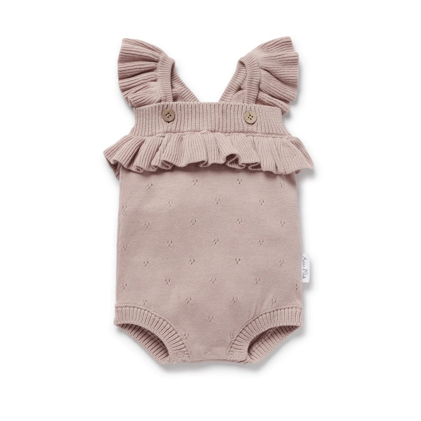 A&O Ruffle Knit Romper
