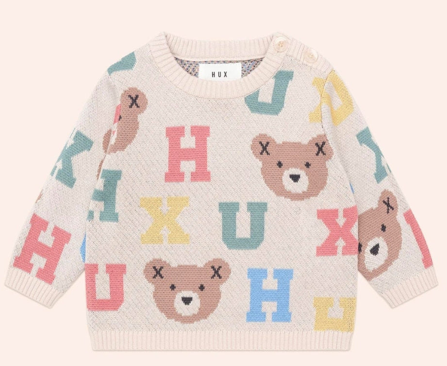 Huxbaby Alphabet Knit Jumper