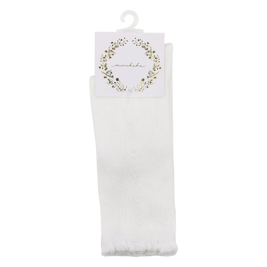 Minihaha Cloud Pointelle Knee Highs