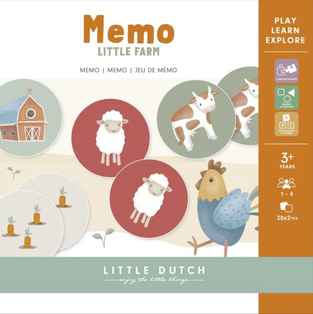 Little Dutch - Little Farm Memo Game