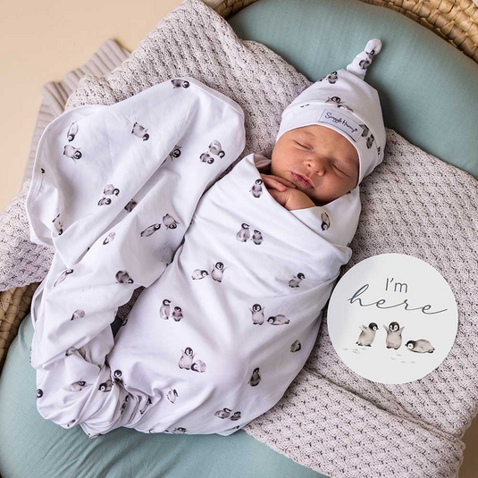 Image SHK - Penguin Jersey Wrap Set