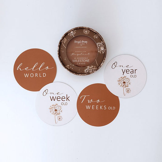 dandelion-hazelnut-reversible-milestone-cards-image