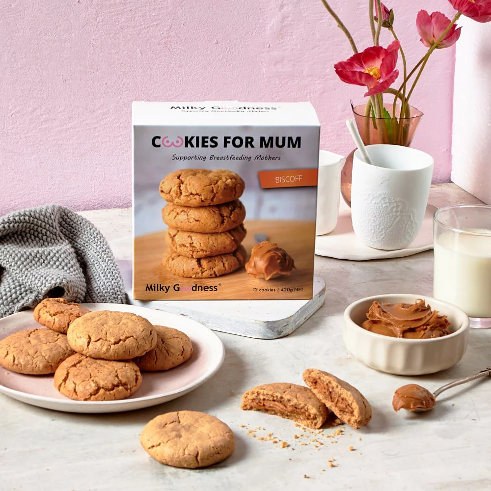 Milky Goodness Biscoff Cookies