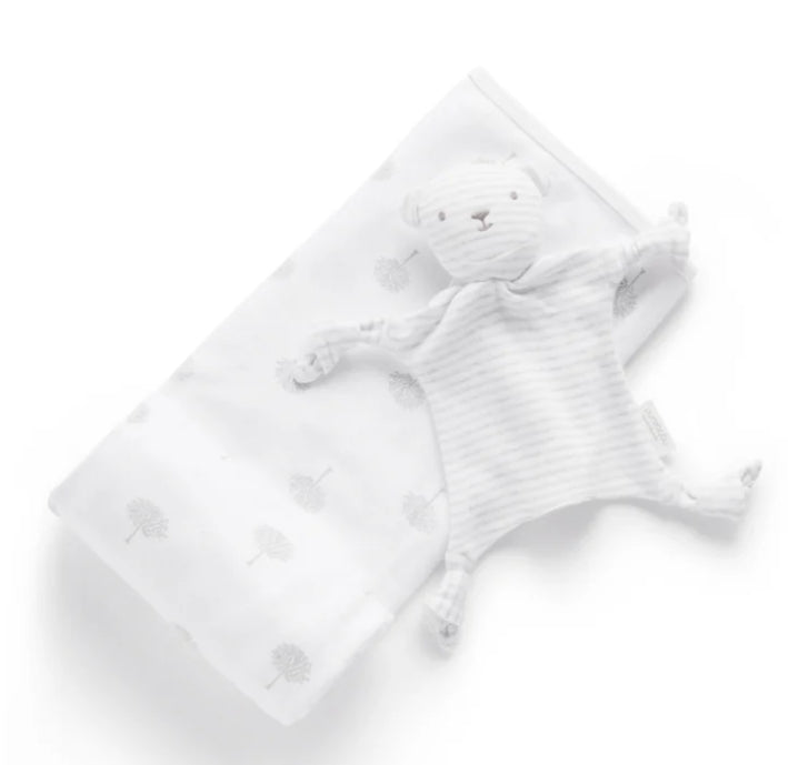 Purebaby Bunny Rug & Snookie Set
