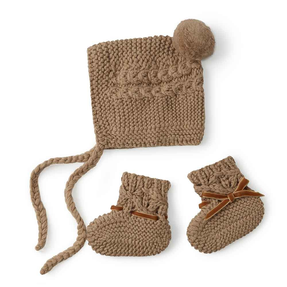 SHK - Baby Bonnet & Booties