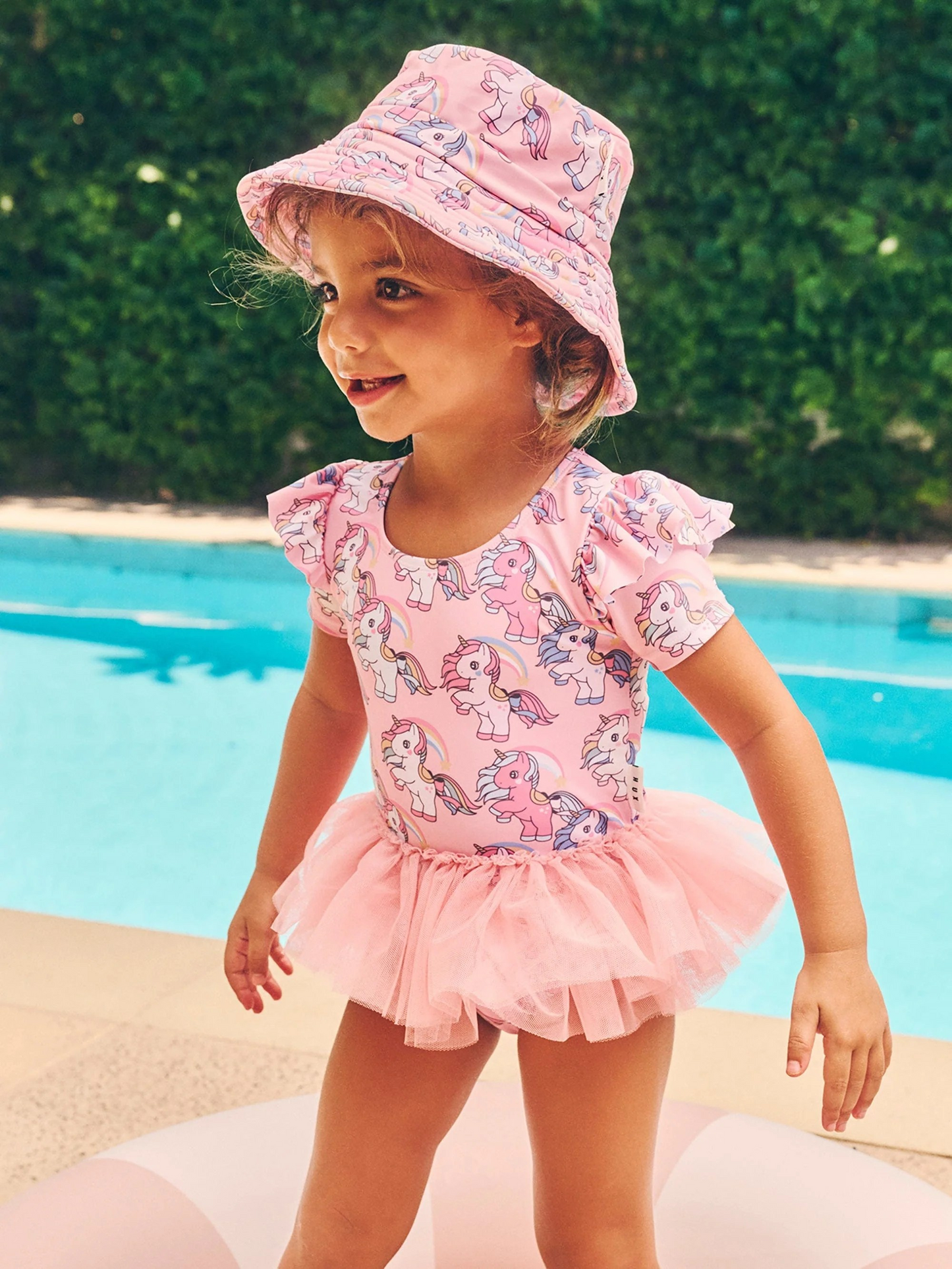 Huxbaby Rainbow Unicorn Swimsuit