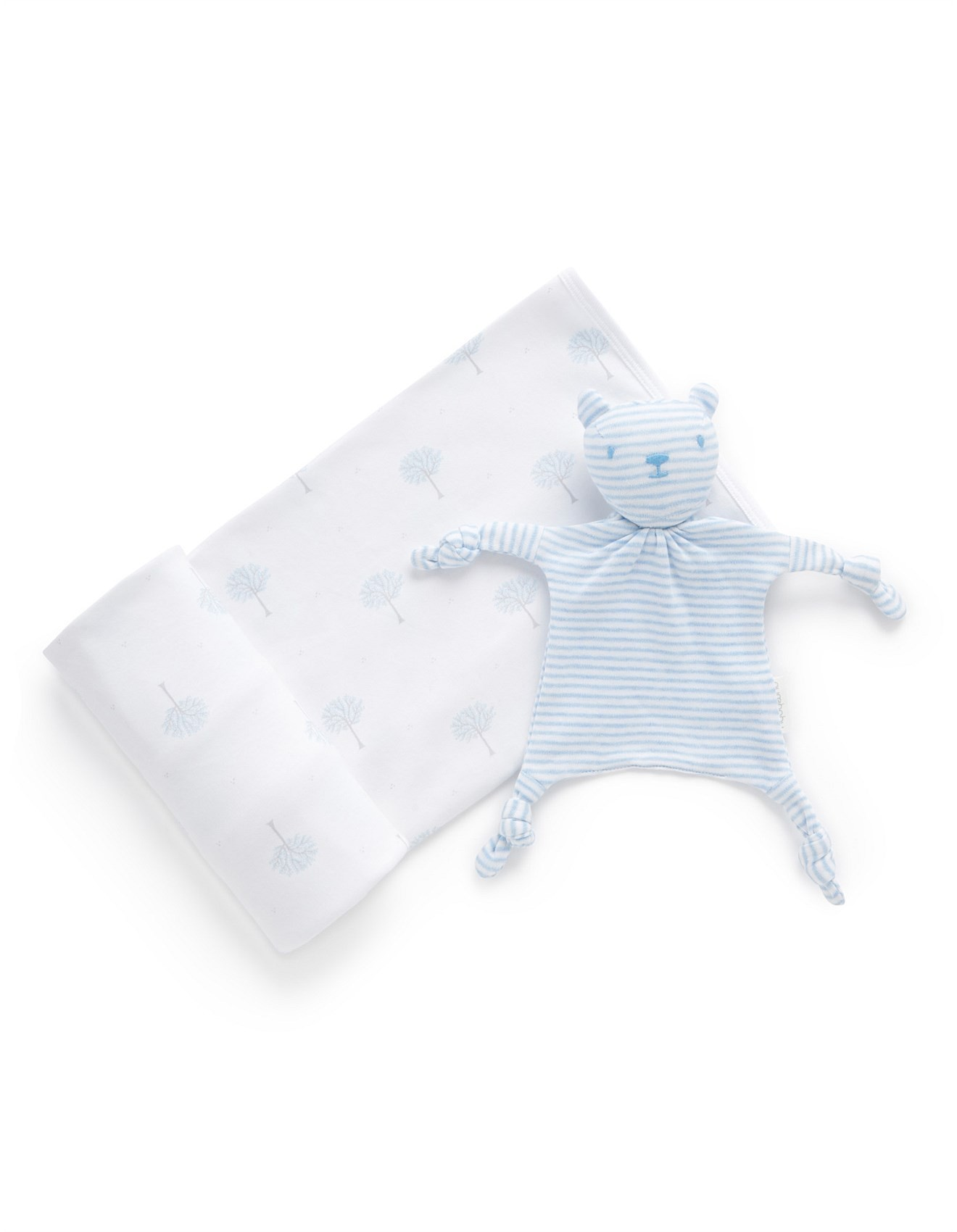 Purebaby Bunny Rug & Snookie Set