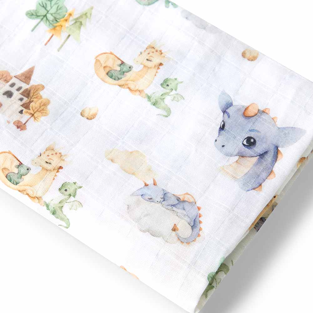 SHK - Dragon Muslin Wrap
