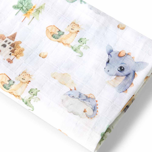 SHK - Dragon Muslin Wrap