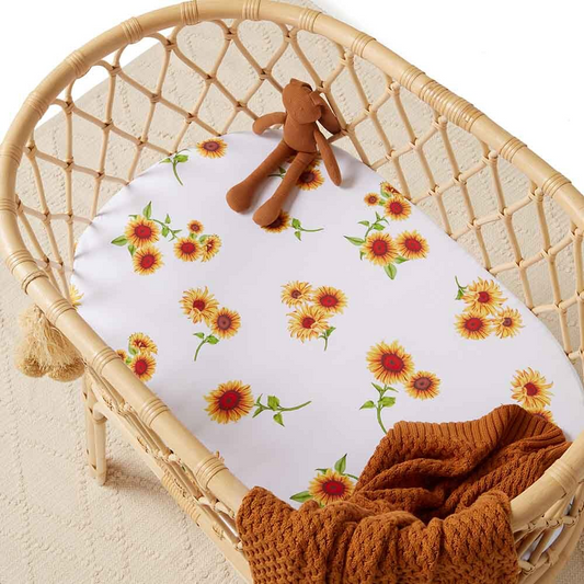 Sunflower Bassinet Sheet