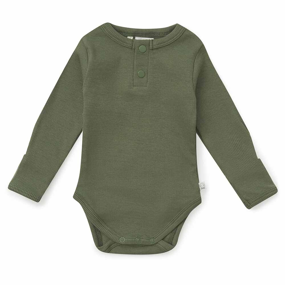 snuggle-hunny-kids-olive-bodysuit-image