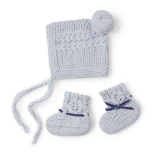SHK - Baby Bonnet & Booties