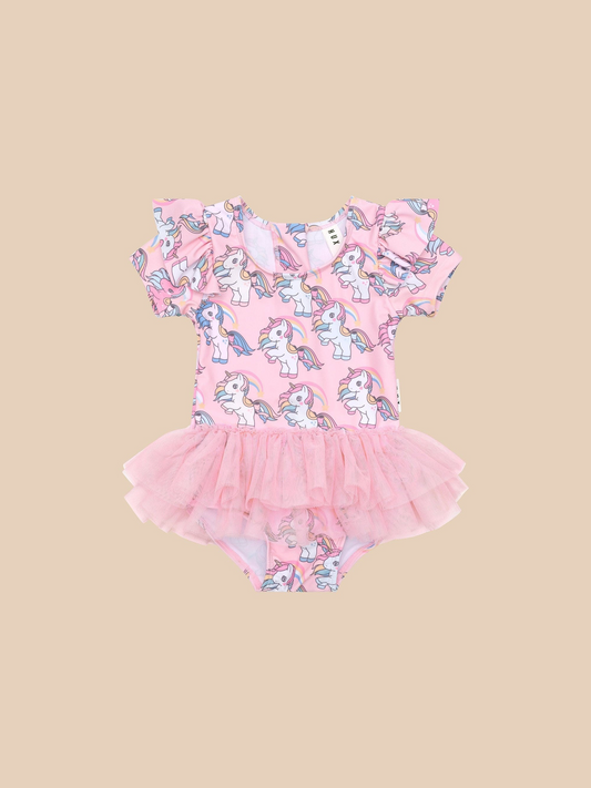 Huxbaby Rainbow Unicorn Swimsuit