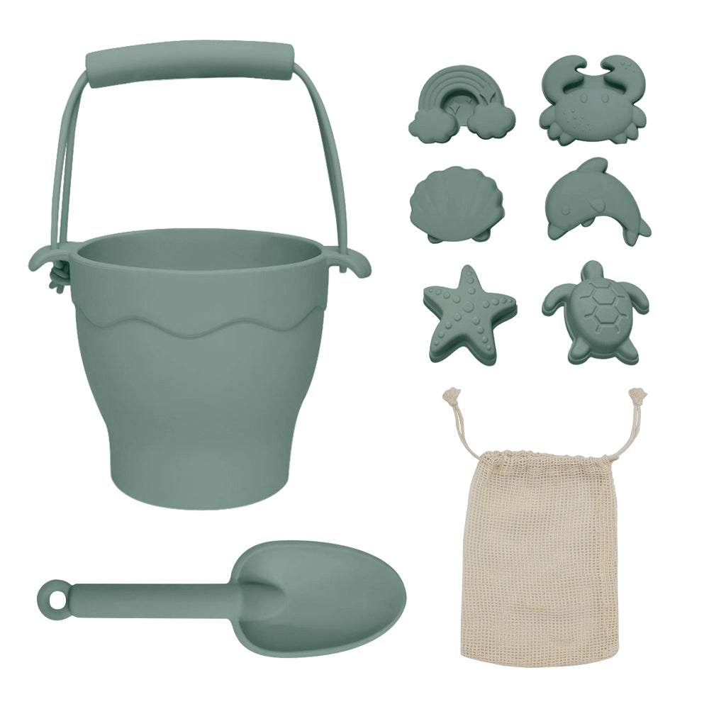 Living Textiles 8pc Bucket & Spade Set